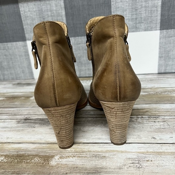 Paul Green Bonzai Nubuck Perforated Laser Cut Ankle Boot - Picture 5 of 14